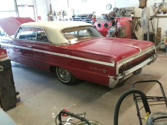1964 Red Chevrolet Impala Coupe