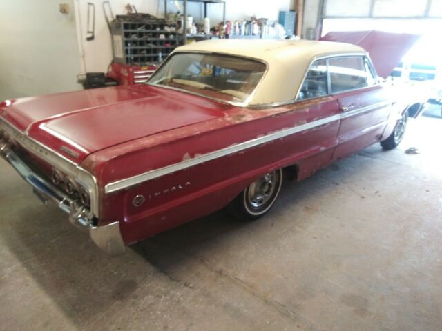 1964 Red Chevrolet Impala Coupe