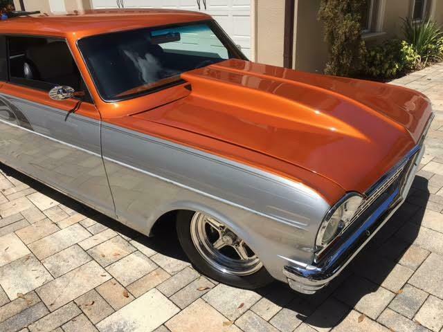 1964 Orange Silver Chevrolet Nova Coupe