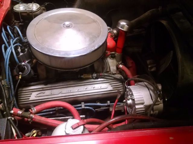 1964 Red Chevrolet Corvette Convertible
