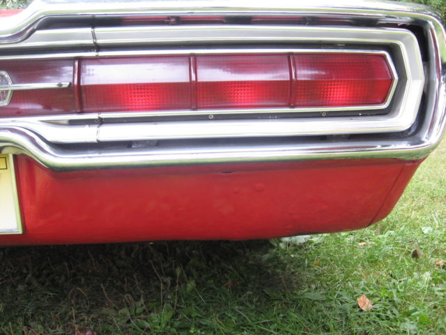 1966 Red Ford Thunderbird Convertible