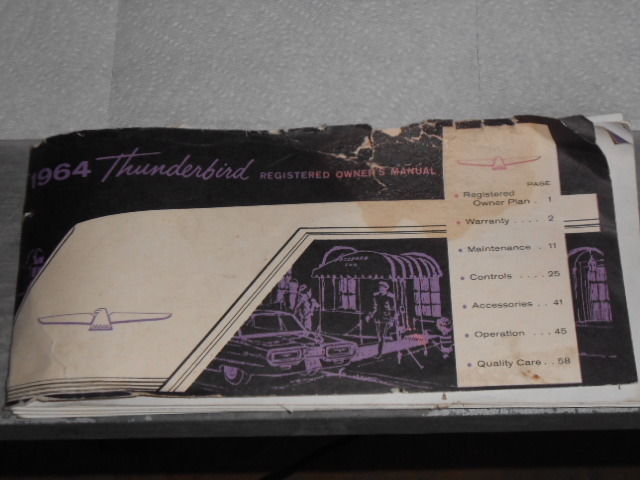 1964 rsd Ford Thunderbird 2 door convertible