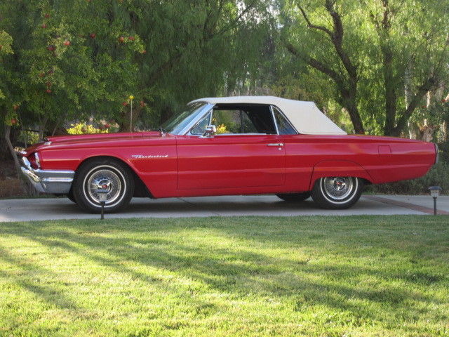 1964 Rangoon Red Ford Thunderbird Convertible