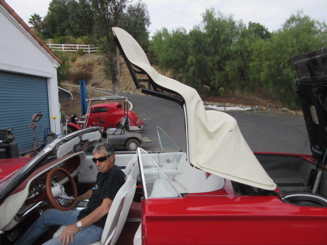 1964 Rangoon Red Ford Thunderbird Convertible