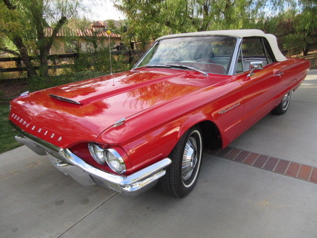 1964 Rangoon Red Ford Thunderbird Convertible