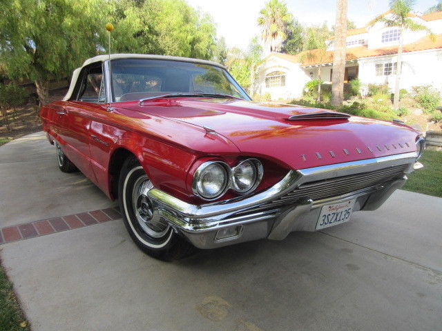 1964 Rangoon Red Ford Thunderbird Convertible
