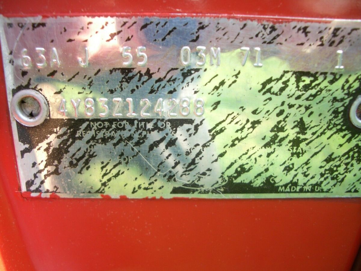 1964 Red Ford Thunderbird Coupe