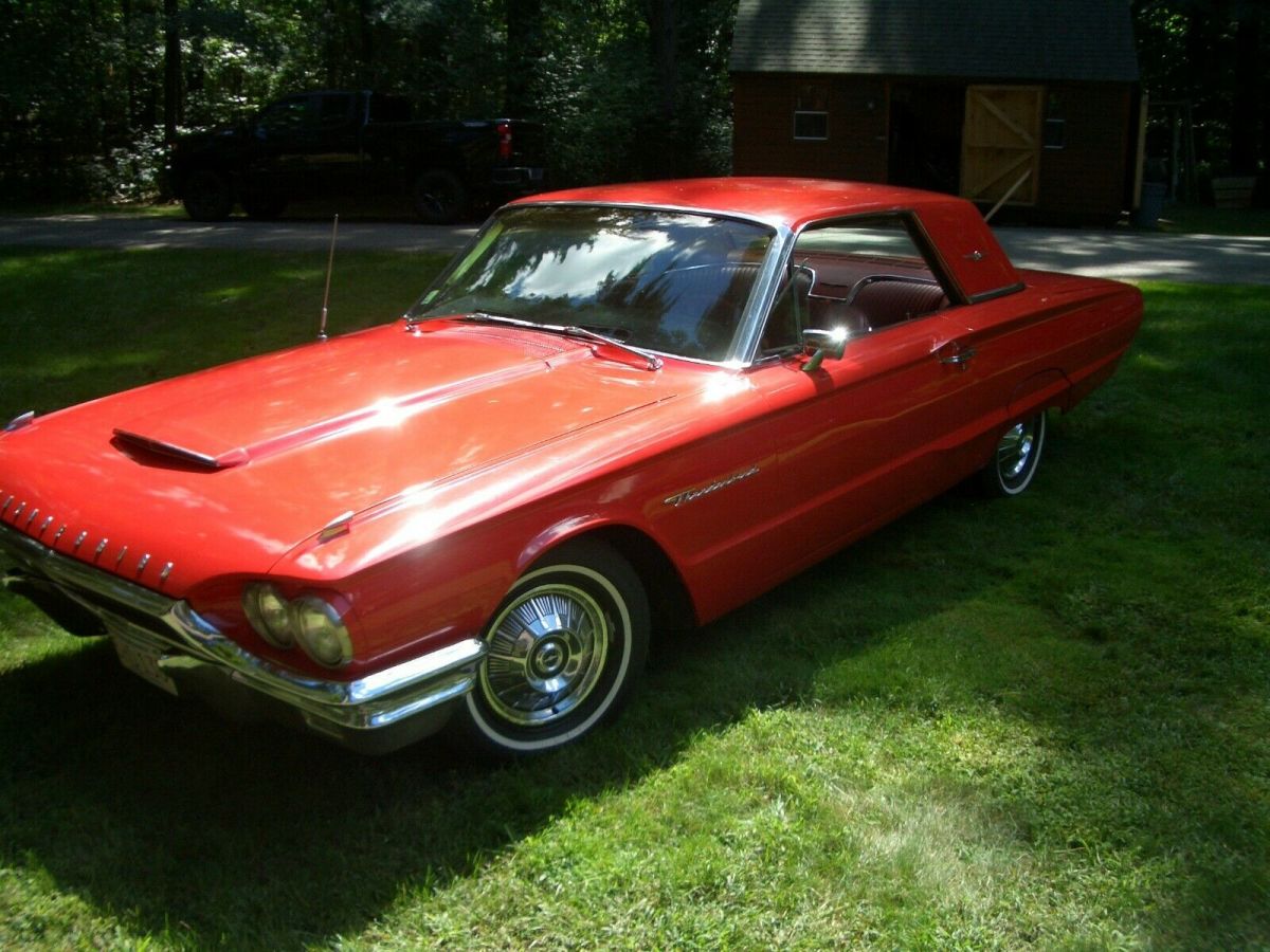 1964 Red Ford Thunderbird Coupe