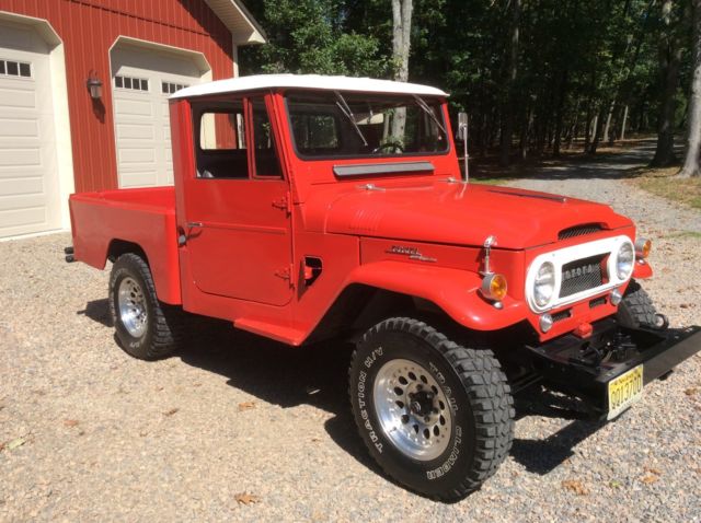 1964 Red Toyota Land Cruiser Standard Cab Pickup