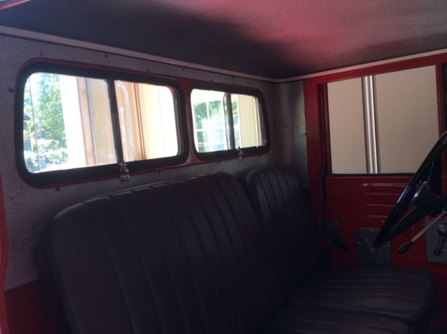 1964 Red Toyota Land Cruiser Standard Cab Pickup