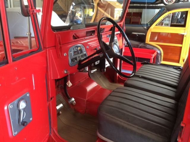 1964 Red Toyota Land Cruiser Standard Cab Pickup