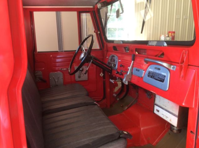1964 Red Toyota Land Cruiser Standard Cab Pickup