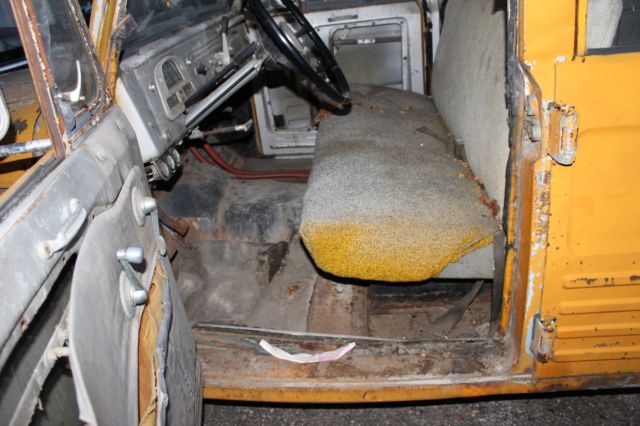 1964 Orange Toyota Land Cruiser SUV