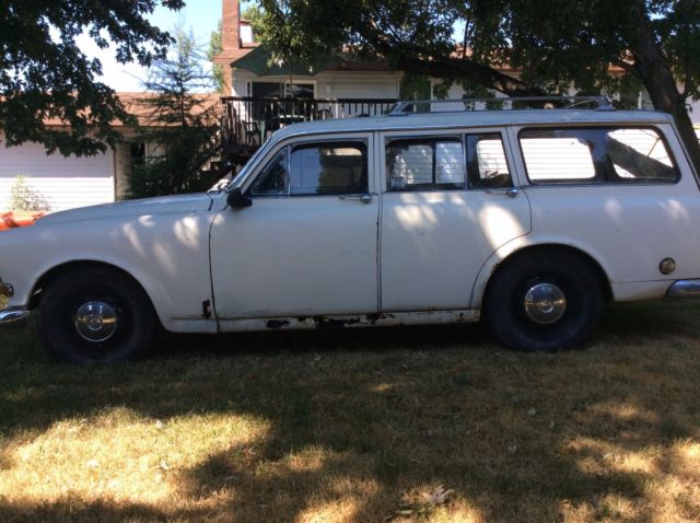 1964 White Volvo 122 Estate Wagon