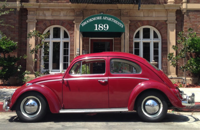 1964 Burgandy Volkswagen Beetle - Classic Sedan
