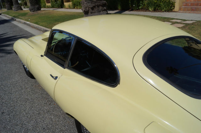 1964 Pale Primrose Jaguar E-Type Coupe