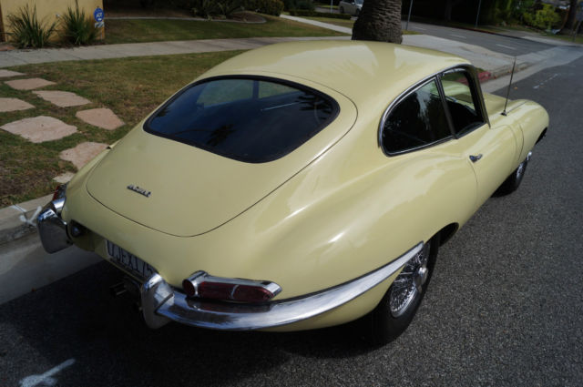 1964 Pale Primrose Jaguar E-Type Coupe