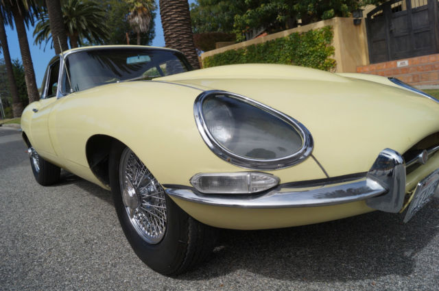 1964 Pale Primrose Jaguar E-Type Coupe
