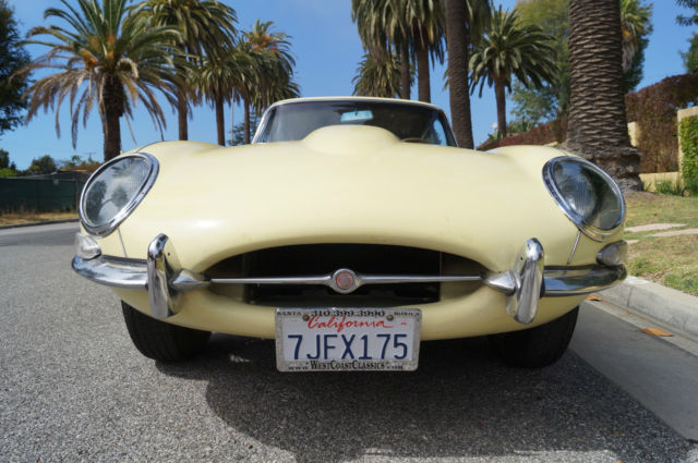 1964 Pale Primrose Jaguar E-Type Coupe