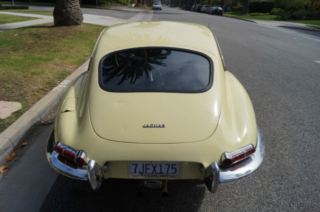 1964 Pale Primrose Jaguar E-Type Coupe