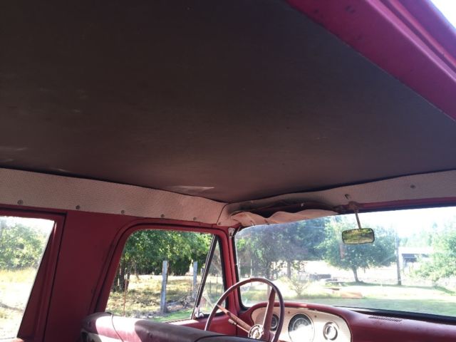 1966 Red Ford F-250 Extended Crew Cab Pickup