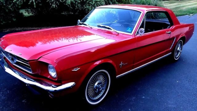 1964 Red Ford Mustang Fastback