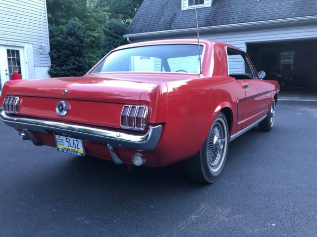 1964 Red Ford Mustang Fastback
