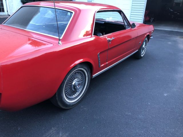 1964 Red Ford Mustang Fastback