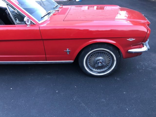 1964 Red Ford Mustang Fastback