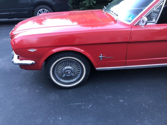 1964 Red Ford Mustang Fastback
