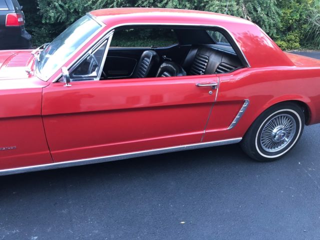 1964 Red Ford Mustang Fastback
