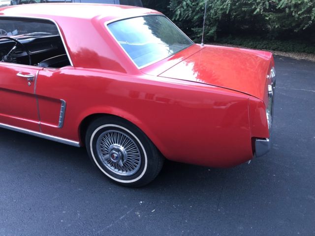 1964 Red Ford Mustang Fastback