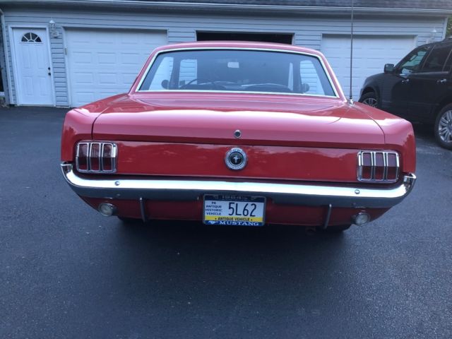1964 Red Ford Mustang Fastback