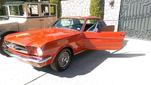 1965 Red Ford Mustang Coupe