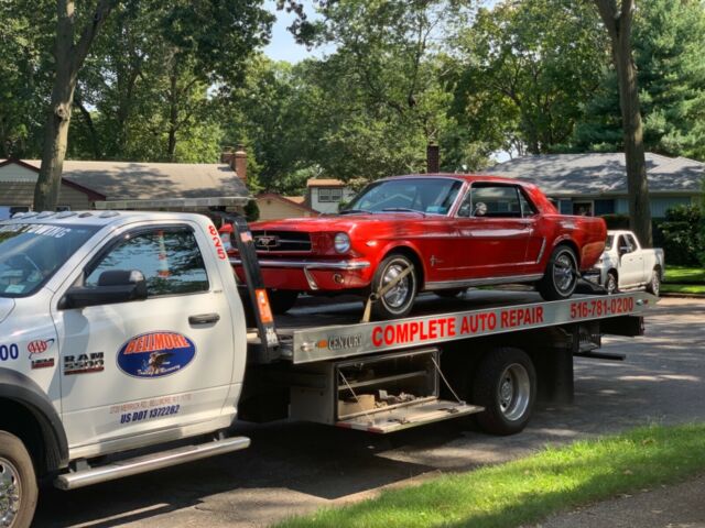 1964 Red Ford Mustang Coupe