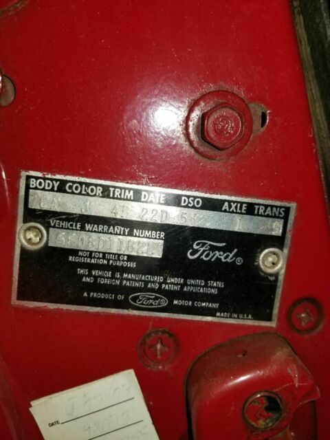 1964 Red Ford Mustang Convertible