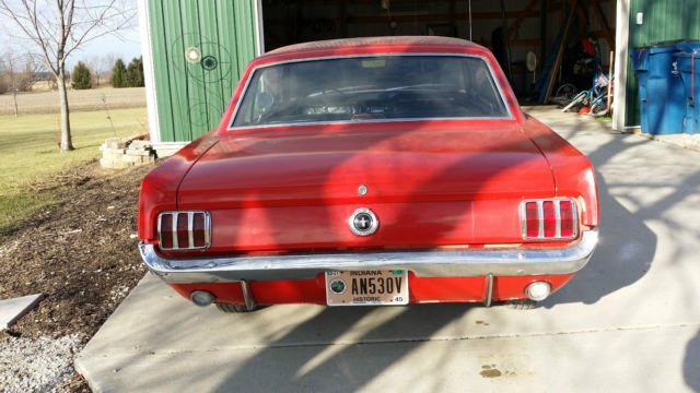 1965 Red Ford Mustang Coupe