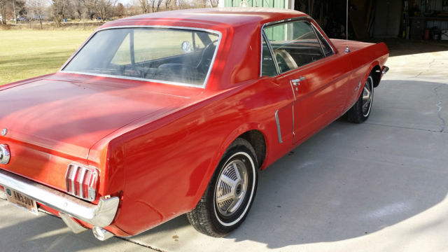 1965 Red Ford Mustang Coupe