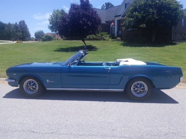 1964 Blue Ford Mustang Convertible