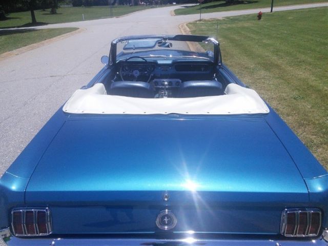1964 Blue Ford Mustang Convertible