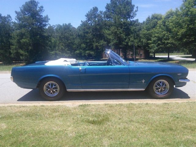 1964 Blue Ford Mustang Convertible