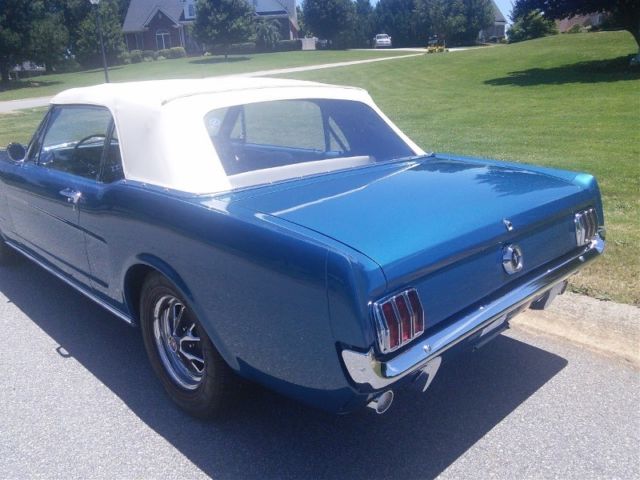 1964 Blue Ford Mustang Convertible