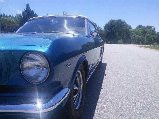 1964 Blue Ford Mustang Convertible