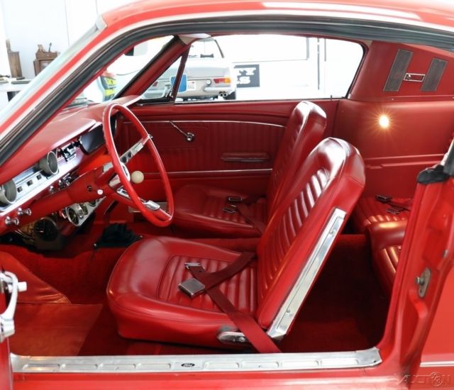1965 Red Ford Mustang Coupe