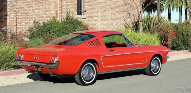 1965 Red Ford Mustang Coupe