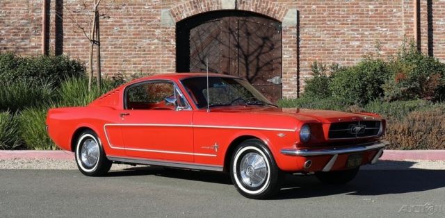 1965 Red Ford Mustang Coupe
