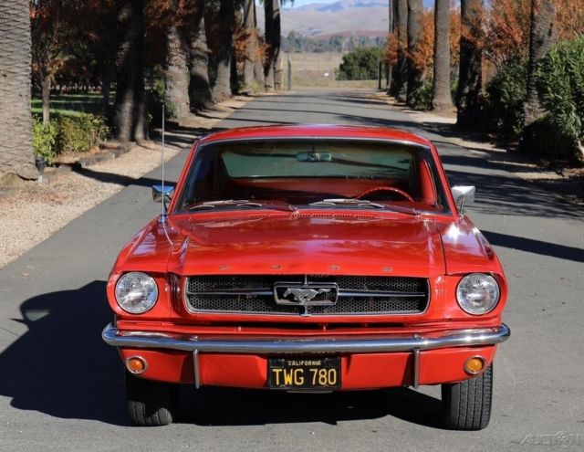 1965 Red Ford Mustang Coupe