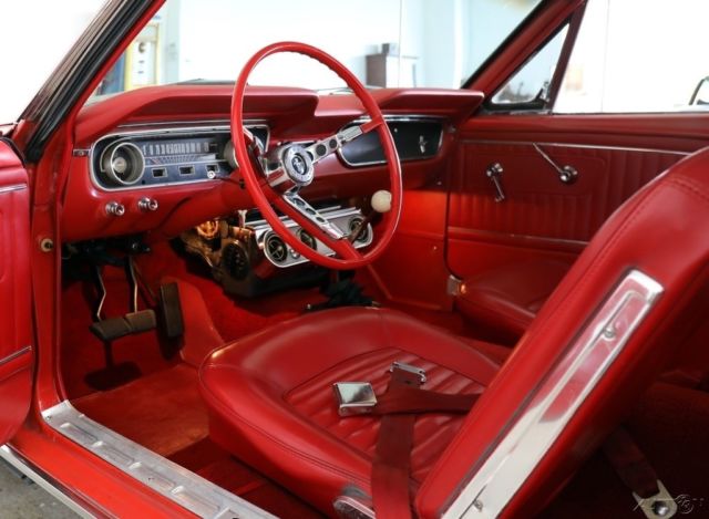 1965 Red Ford Mustang Coupe