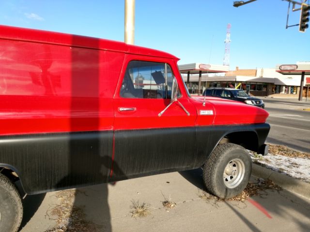 1965 Red Chevrolet C-10 Panel/Delivery