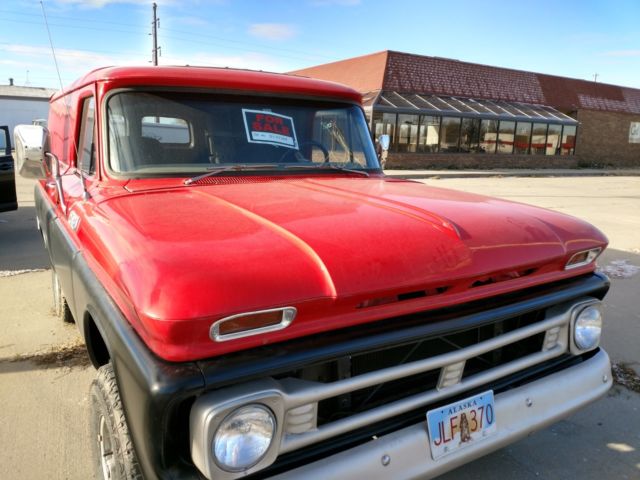 1965 Red Chevrolet C-10 Panel/Delivery